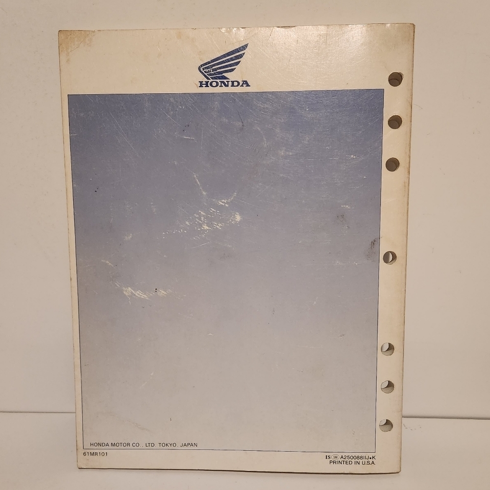 Honda Service Manual 88-89 VT6000 Shadow VLX - Picture 4 of 7